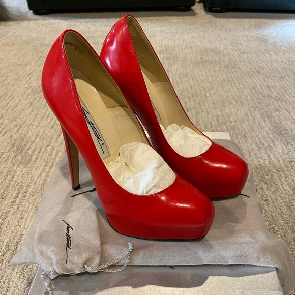 Brian Atwood Shoes - Brian Atwood Red Pumps 35